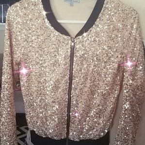 Gold Sequins Jacket